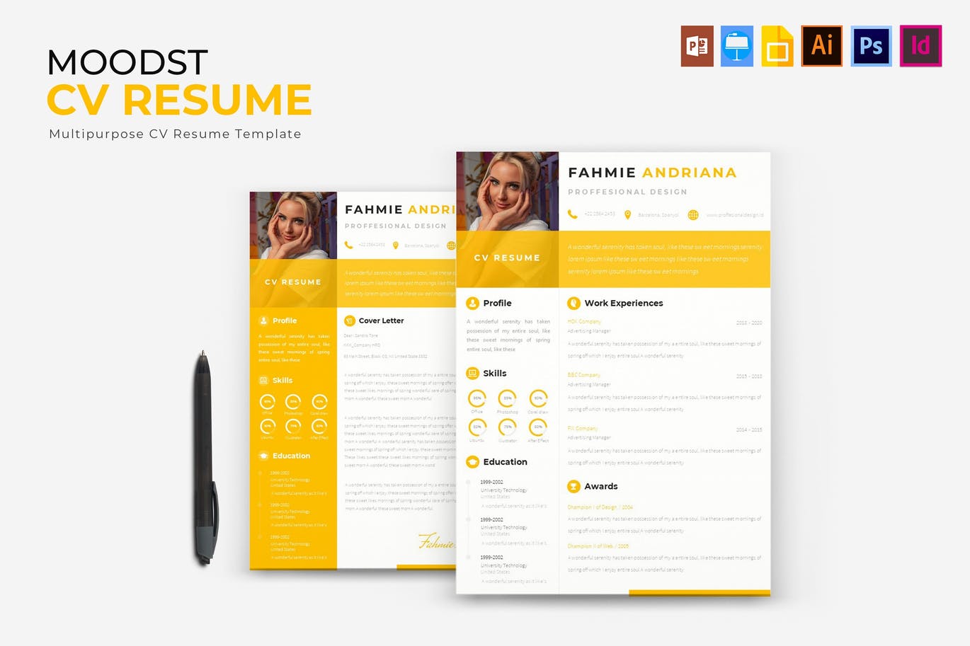 Moodst - CV & Resume
