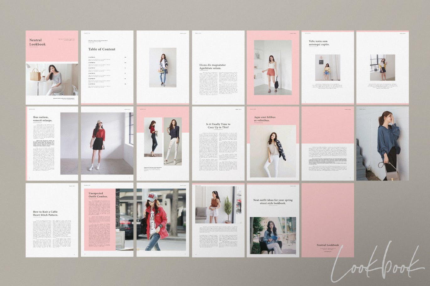 Neutral Fashion Lookbook