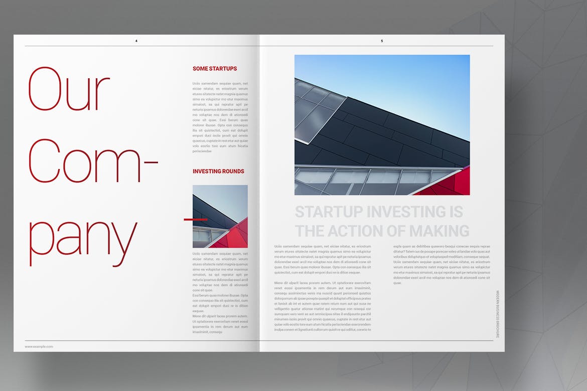 Red Company Business Brochure