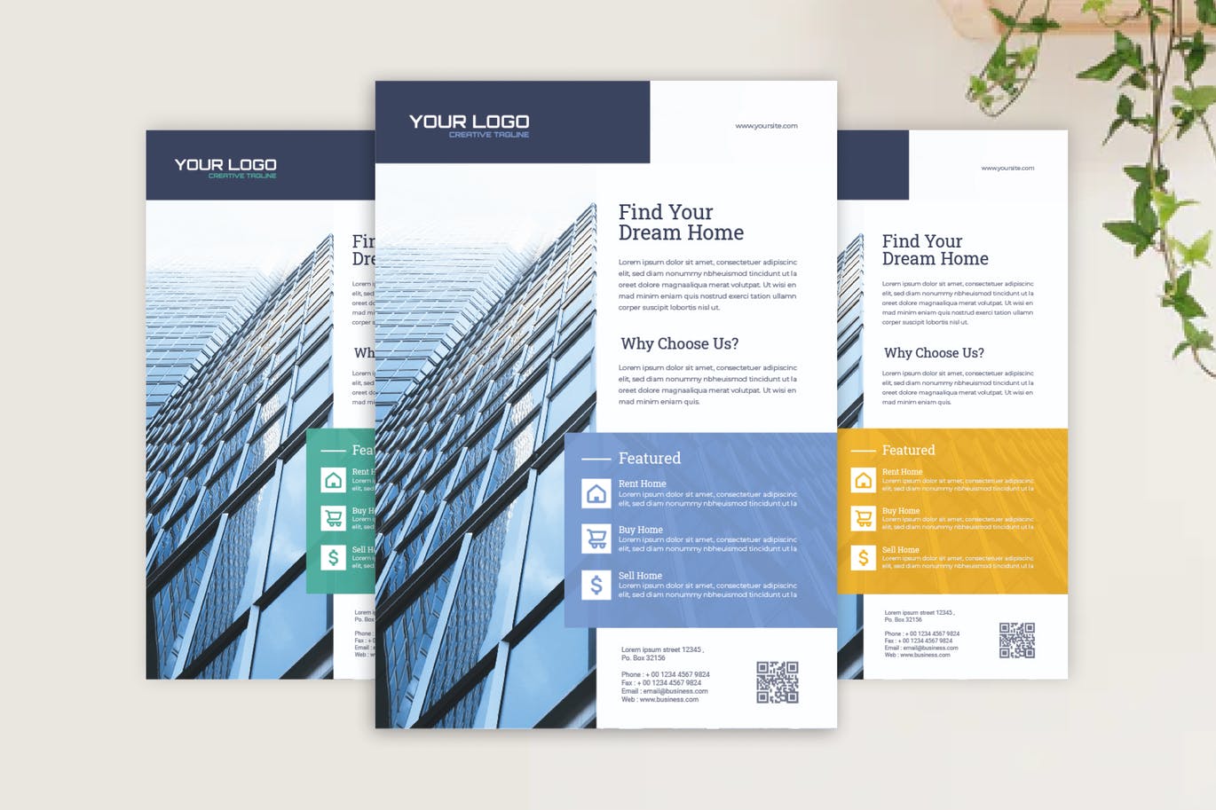 Sanstemp - Creative Real Estate Flyer