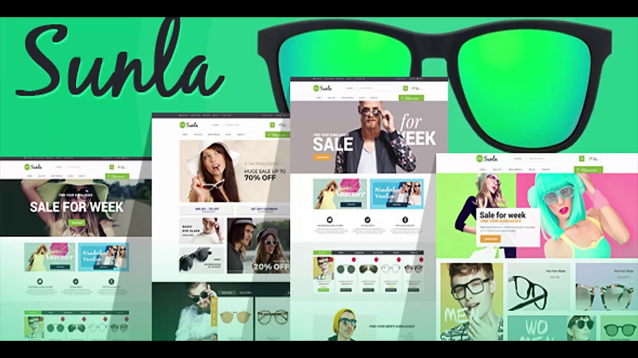 Sunla - Opencart glasses store template