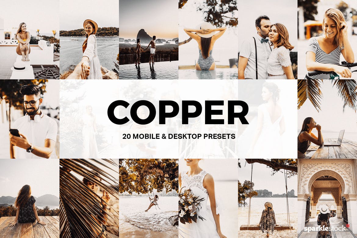 20 Copper Lightroom Presets and LUTs