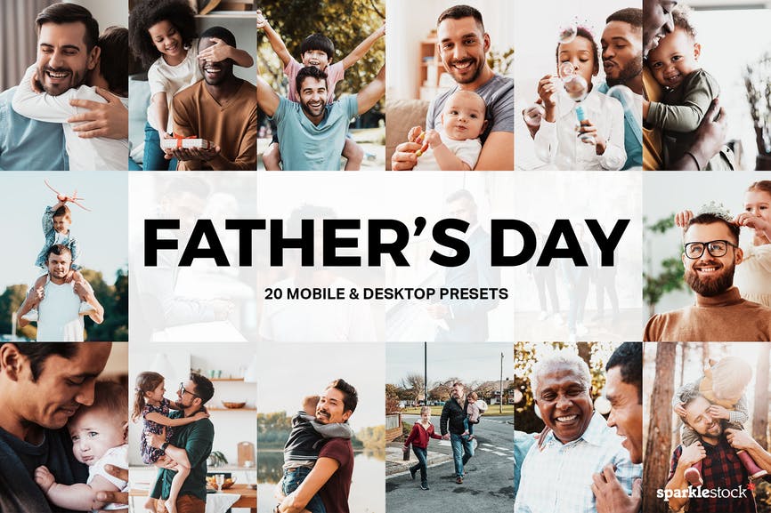 20 Father's Day Lightroom Presets and LUTs