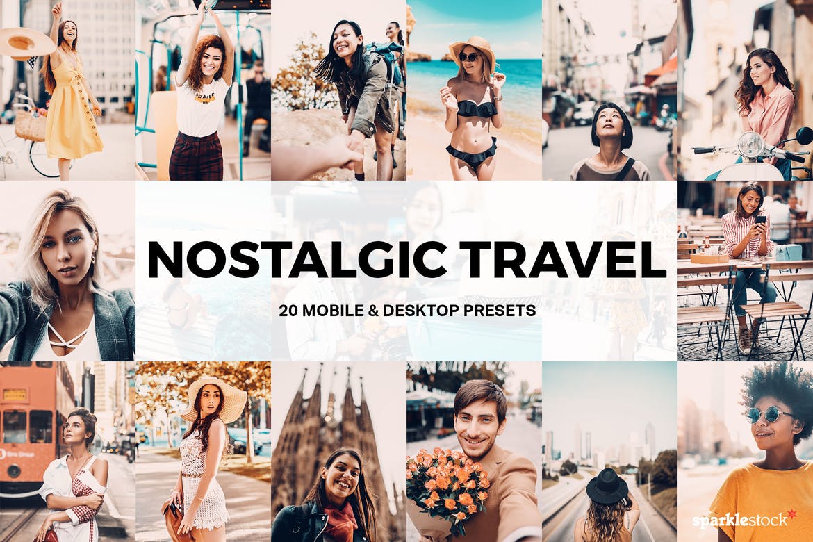 20 Nostalgic Travel Lightroom Presets and LUTs