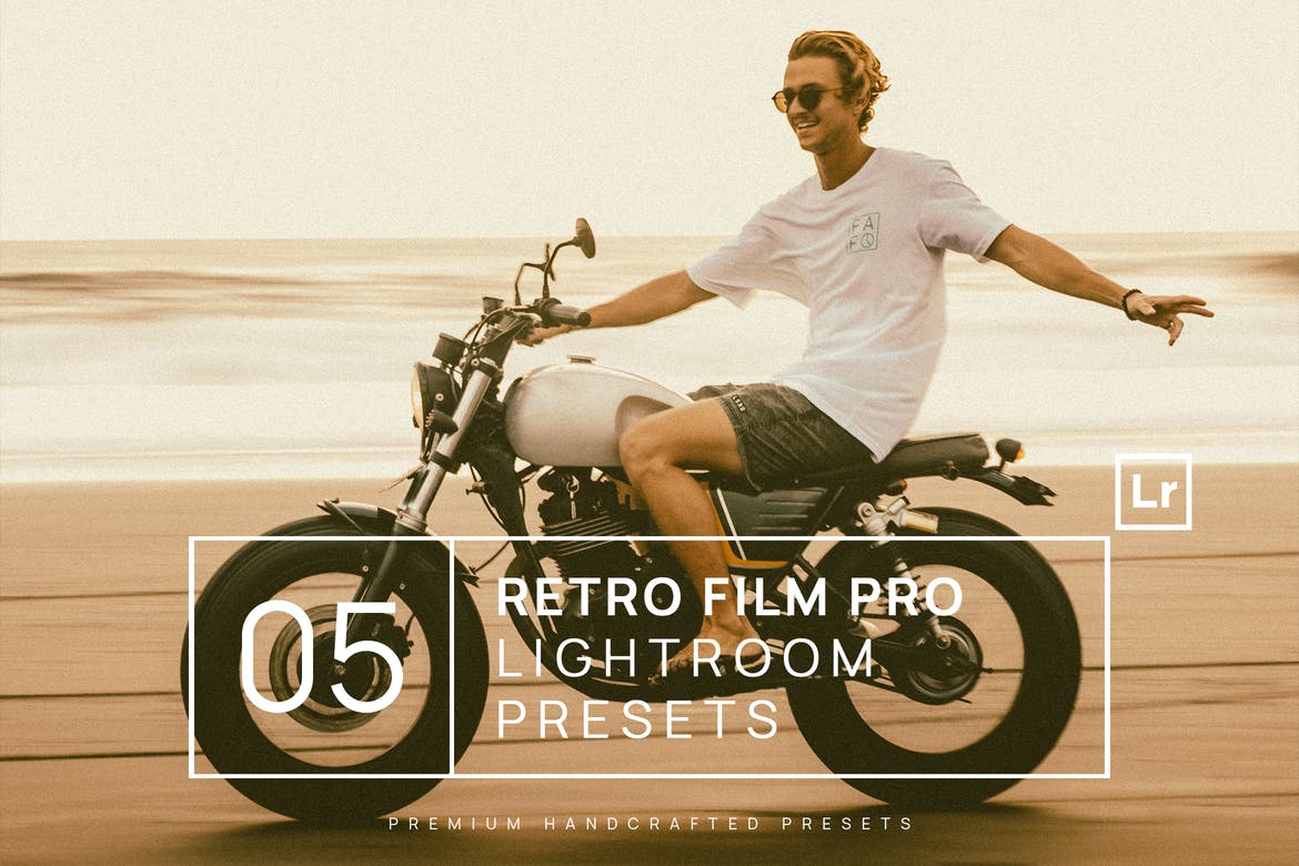 5 Retro Film Pro Lightroom Presets + Mobile