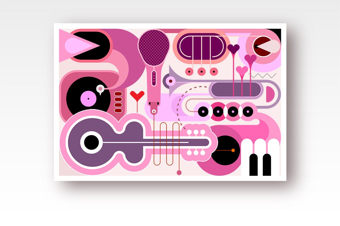 Abstract Music Background