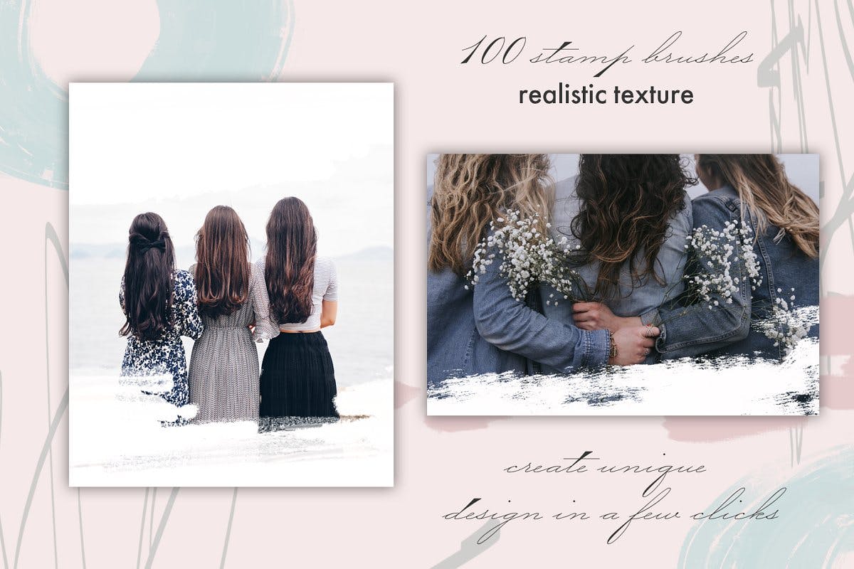 Abstract smears - PS Brushes