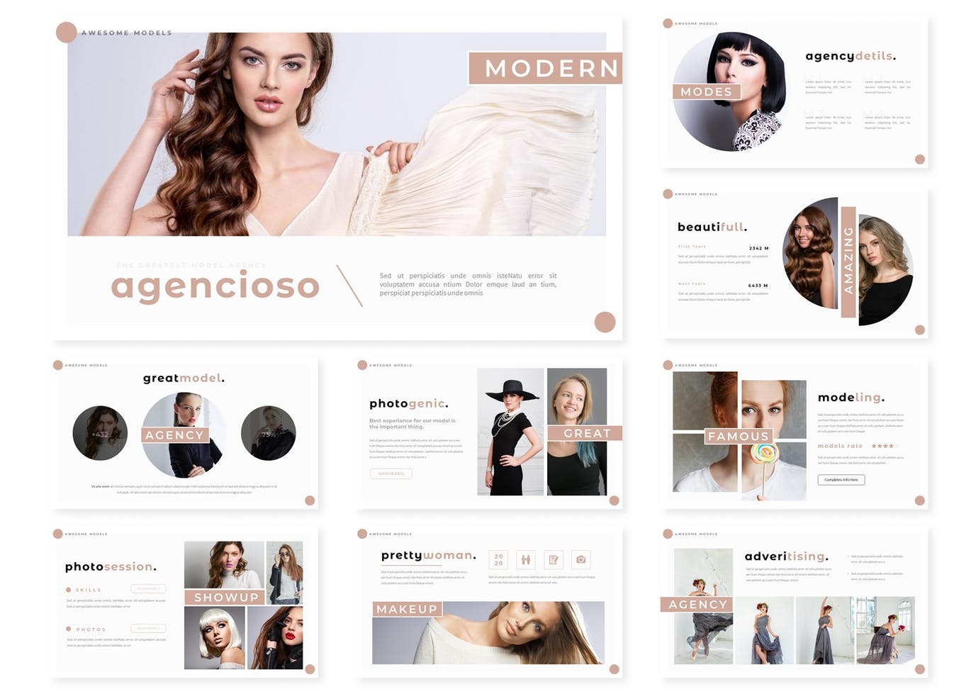 Agencioso | Google Slides Template
