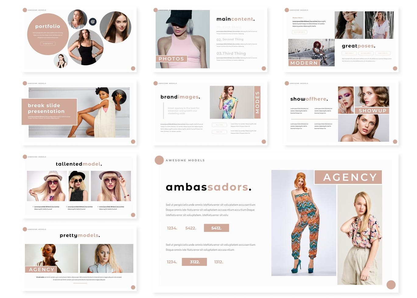 Agencioso | Google Slides Template