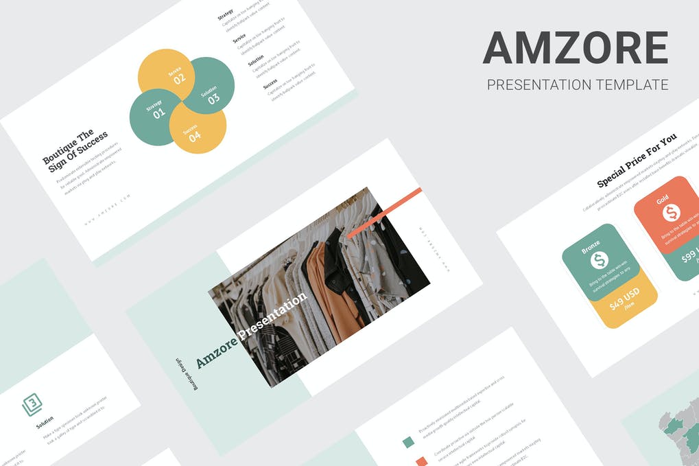 Amzore - Boutique Pitch Deck Keynote