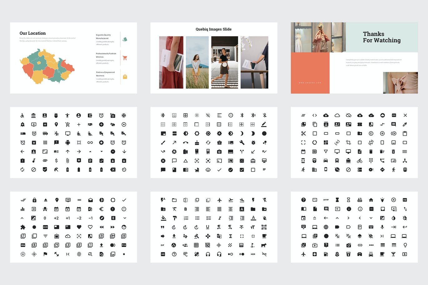 Amzore - Boutique Pitch Deck Powerpoint