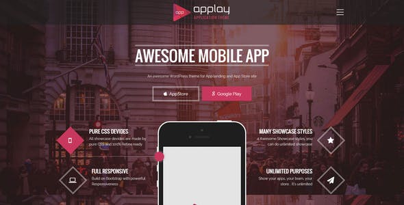 Applay v3.5 - WordPress Application Presentation Template