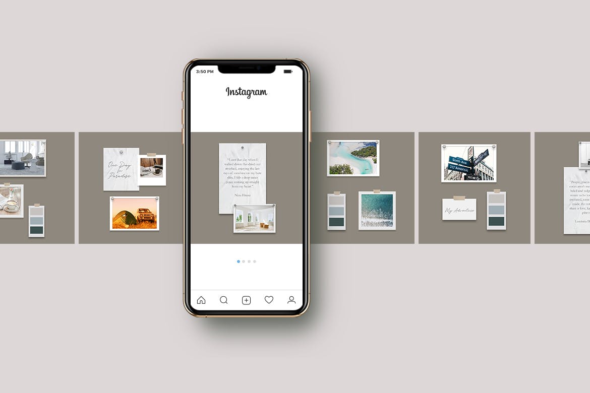 Artboard Instagram Post and Stories