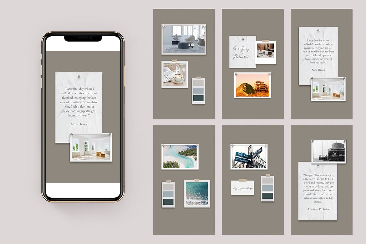 Artboard Instagram Post and Stories