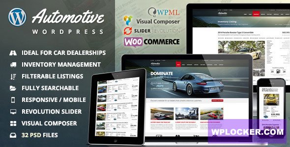 Automotive v11.9.2 NULLED - Automotive WordPress Template