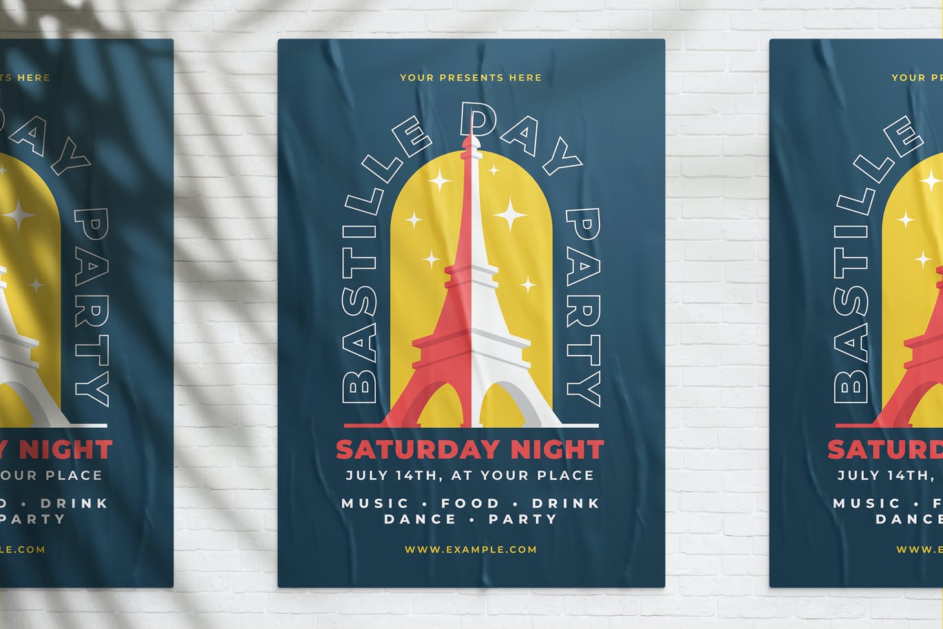 Bastille Day Party Flyer