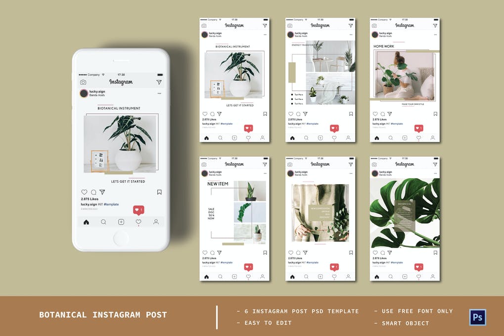 Botanical Instagram Post