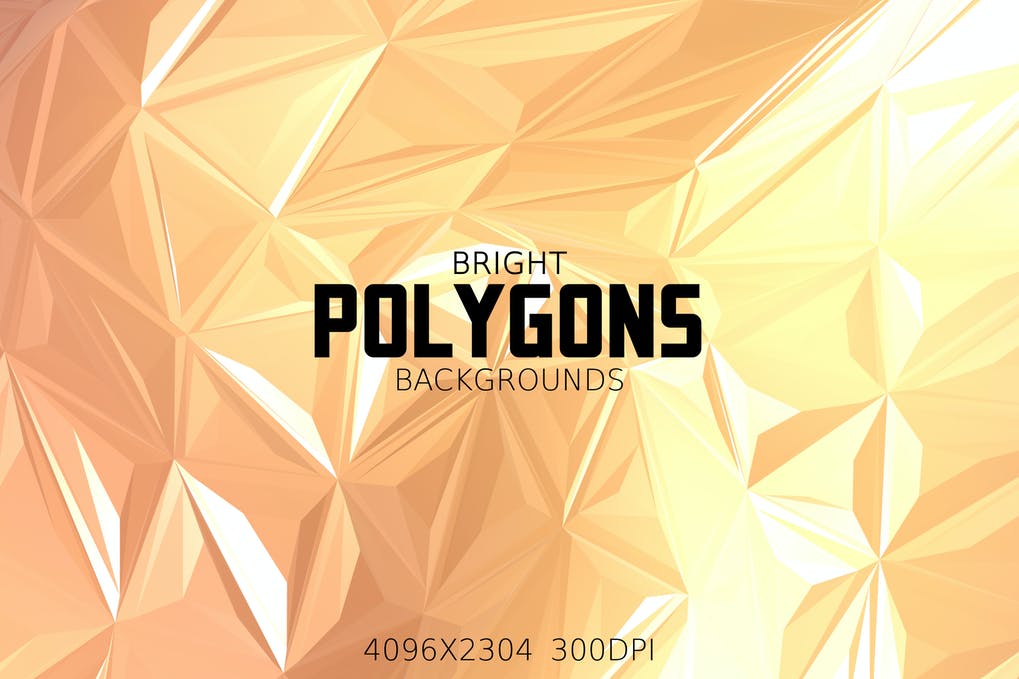 Bright Polygons Backgrounds