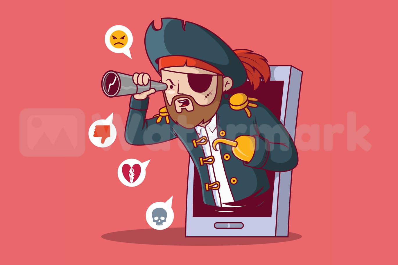 Bullying pirate