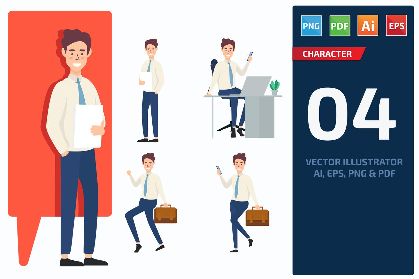 Businessman Character Set 2