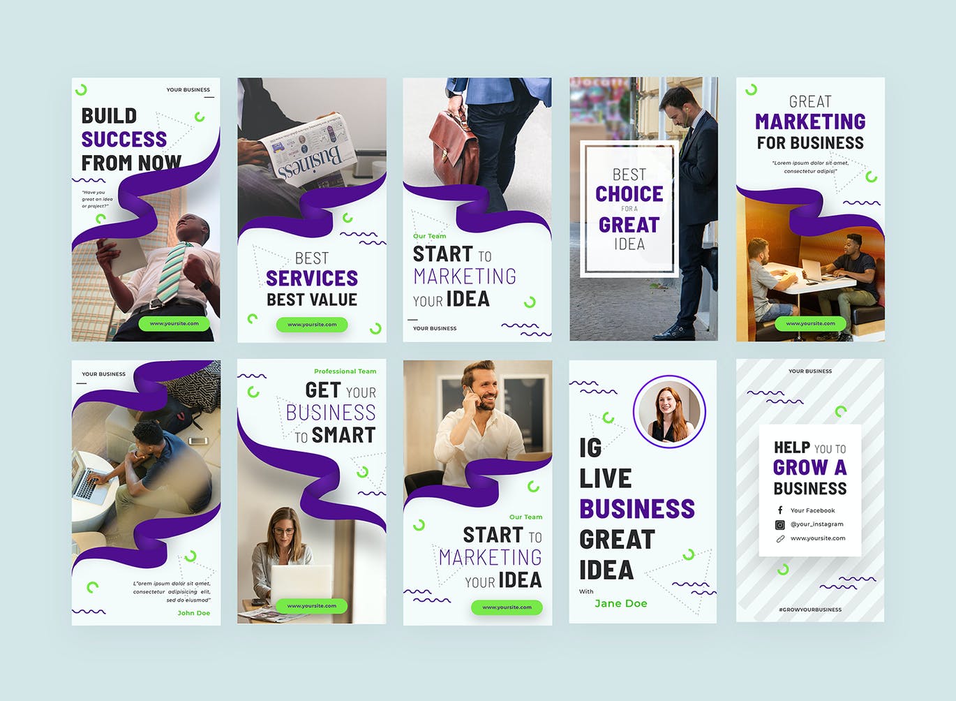 Buznica - Instagram Template Pack