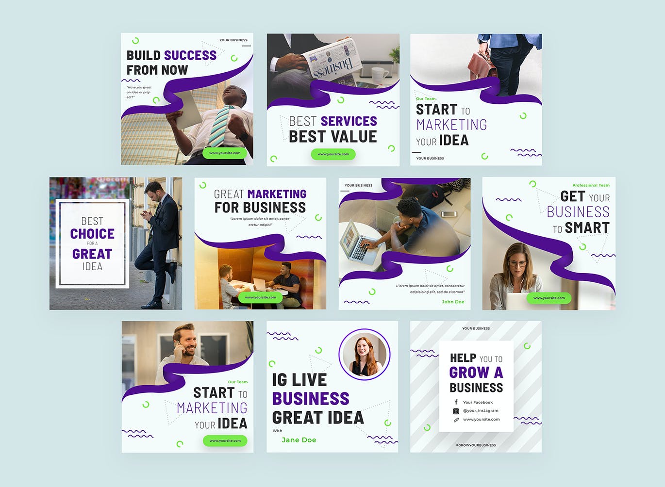 Buznica - Instagram Template Pack