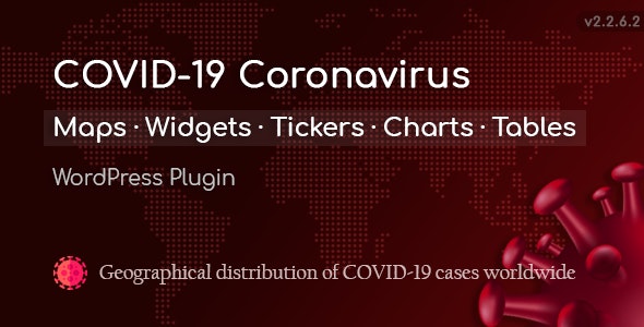 COVID-19 Coronavirus — Live Maps & Widgets for WordPress