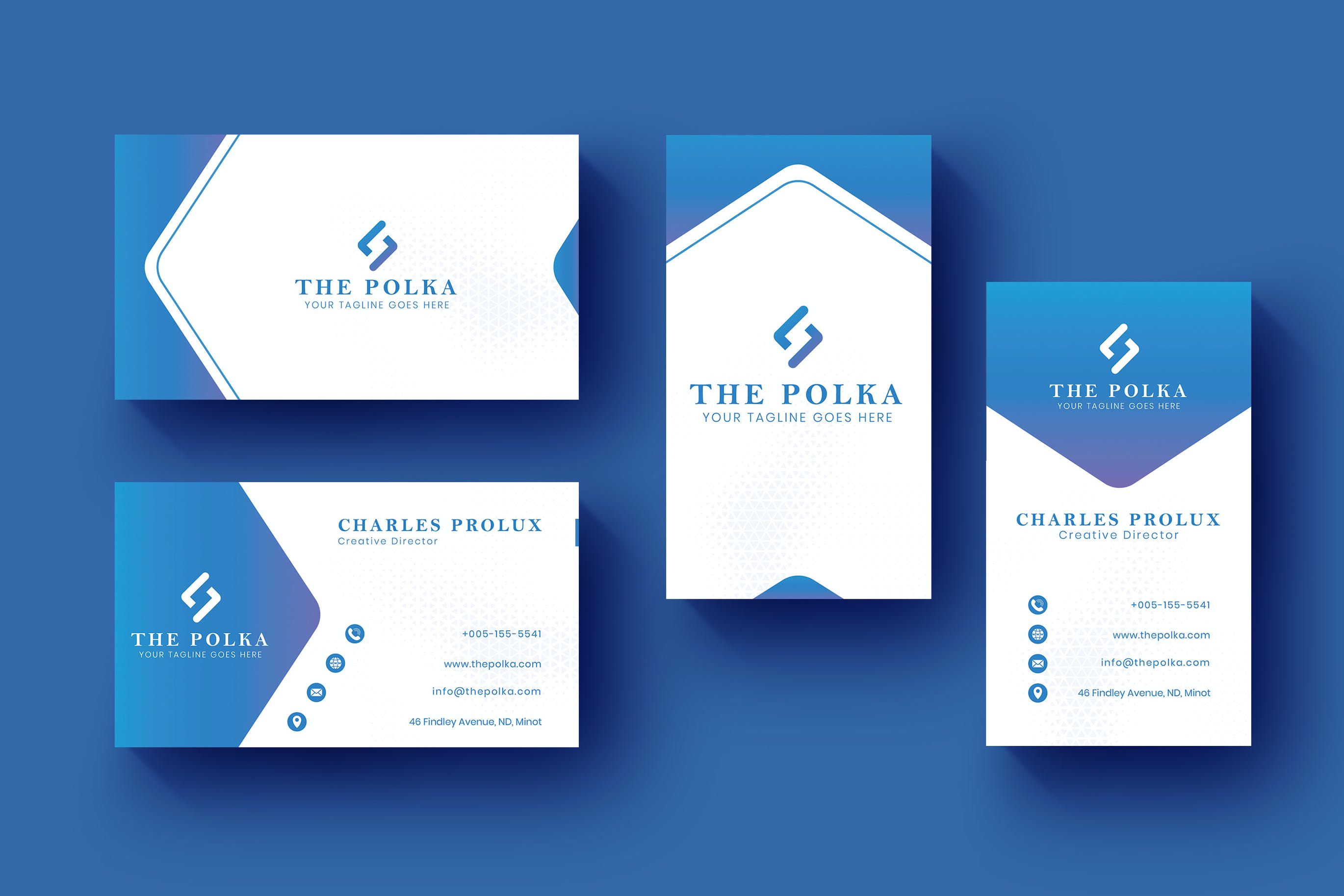 Card Name Horizontal and Vertical