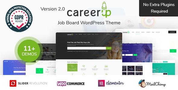 CareerUp v2.0.3 - WordPress vacancy portal template