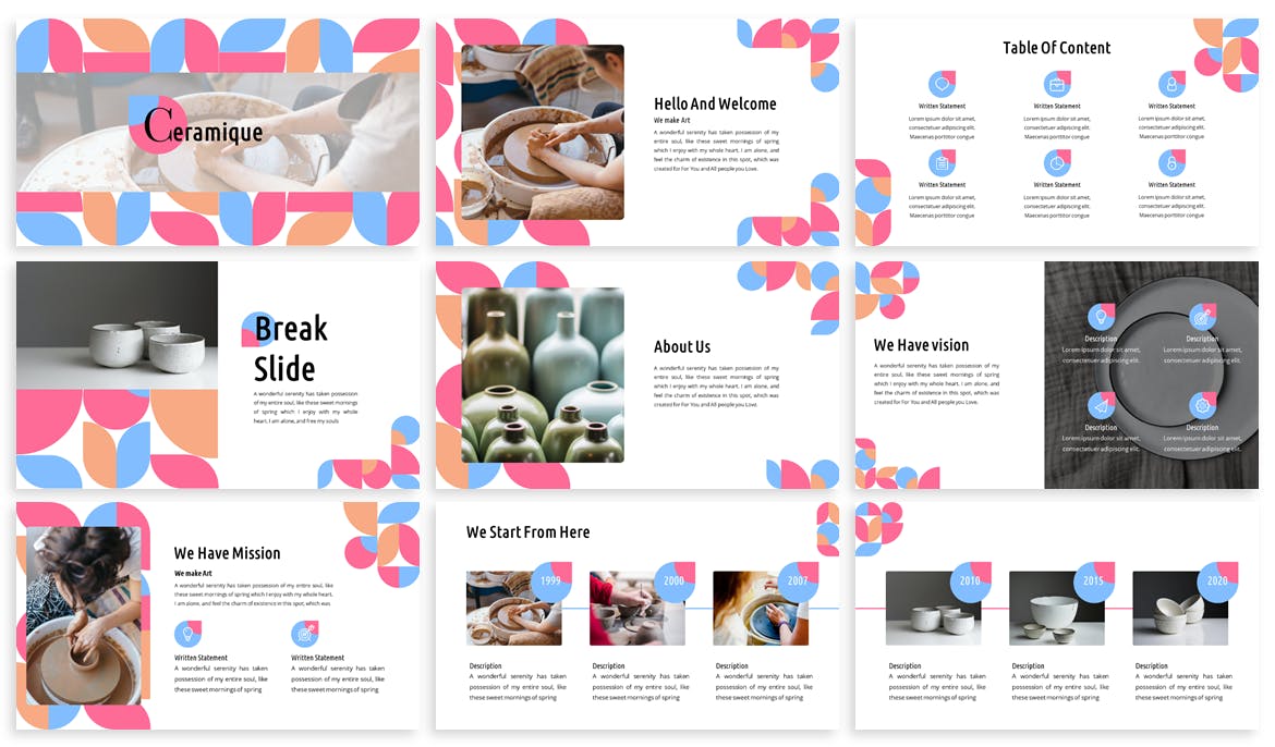 Ceramique - Business Powerpoint Template