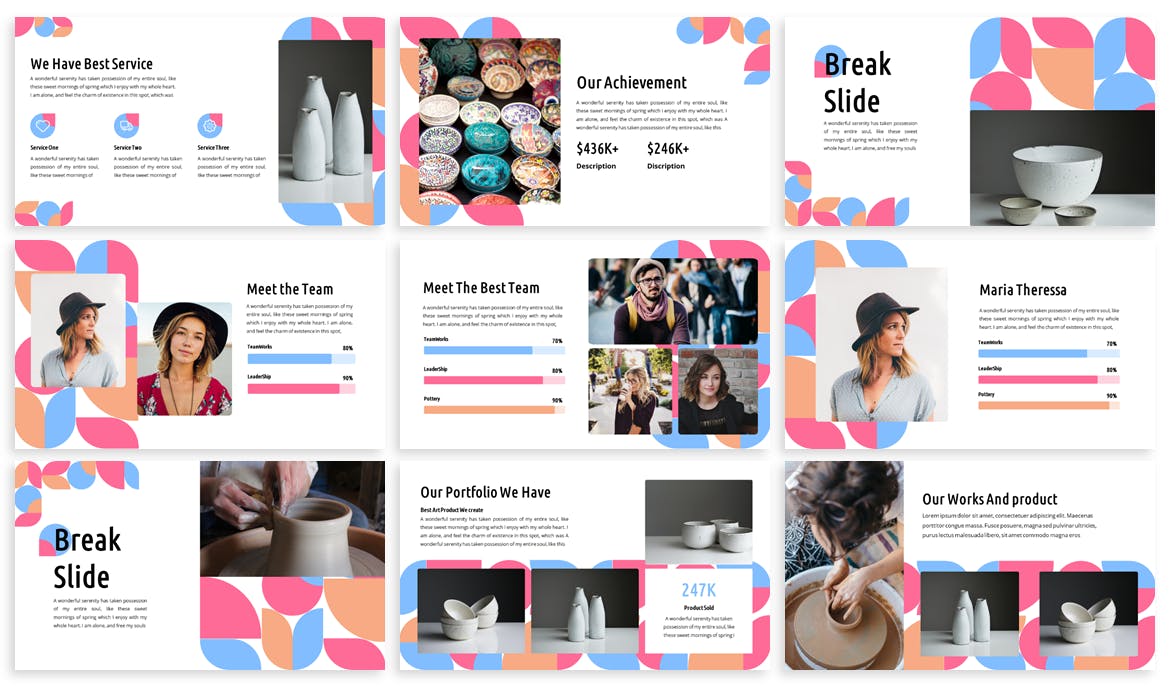 Ceramique - Business Powerpoint Template