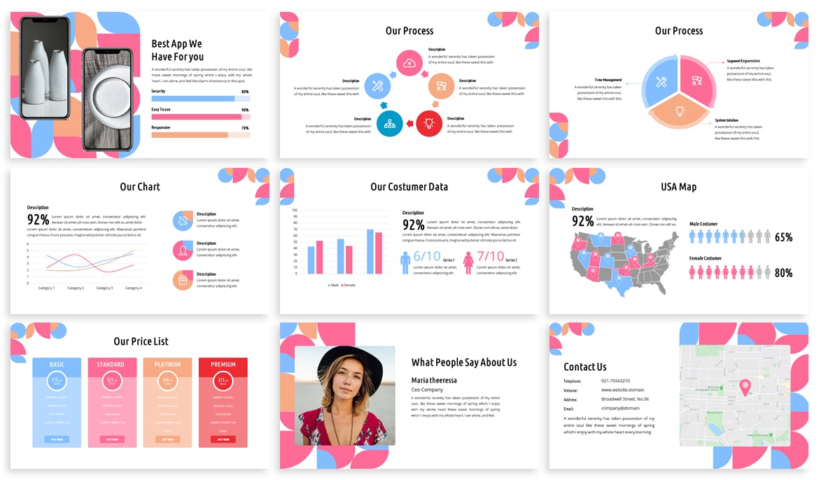 Ceramique - Business Powerpoint Template 4