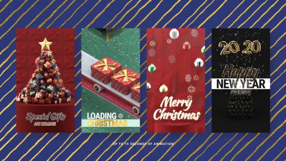 Christmas And New Year Instagram Stories
