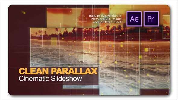 Clean Parallax Cinematic Slideshow