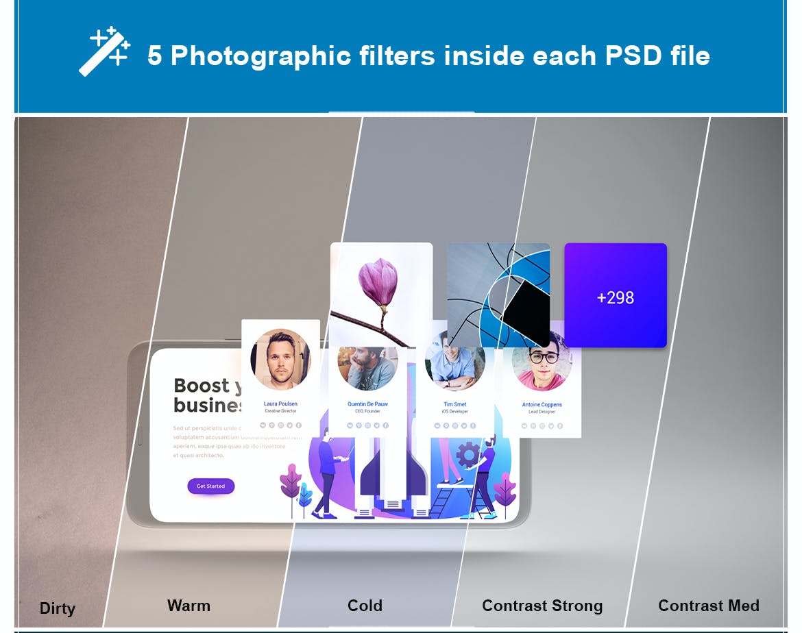 Clean Pixel 4 Mockup V.2