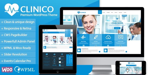Clinico v1.7.7 - premium health WordPress theme