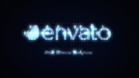 Coded Text - Logo and Graphic reveal