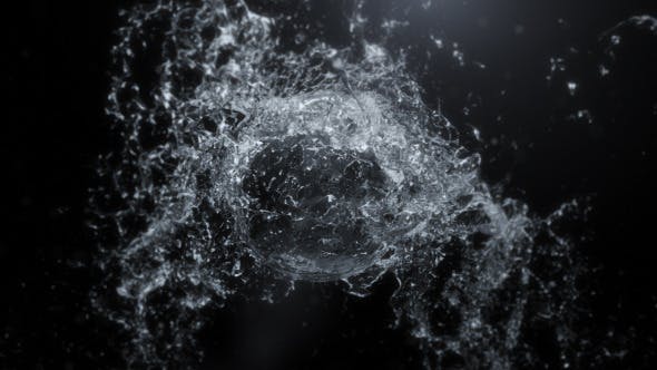 Colliding Liquid Logo Reveal