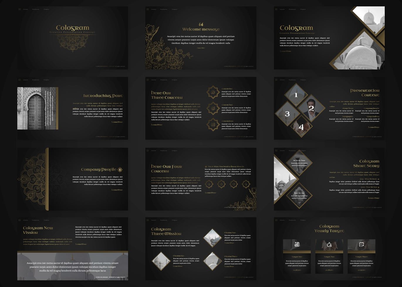 Cologram - Islamic Powerpoint Template