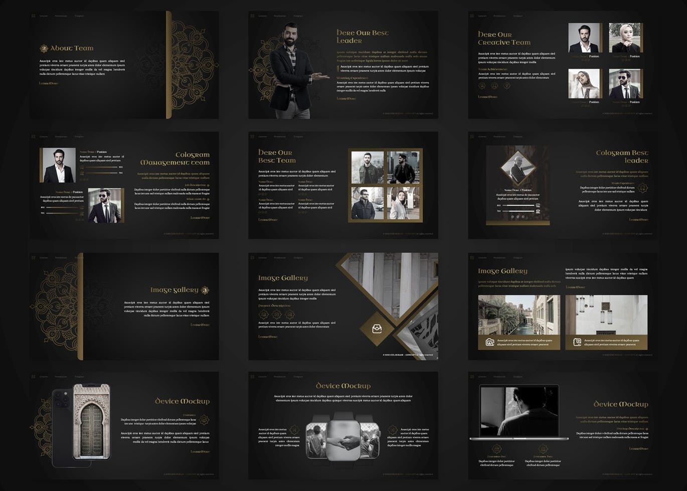 Cologram - Islamic Powerpoint Template