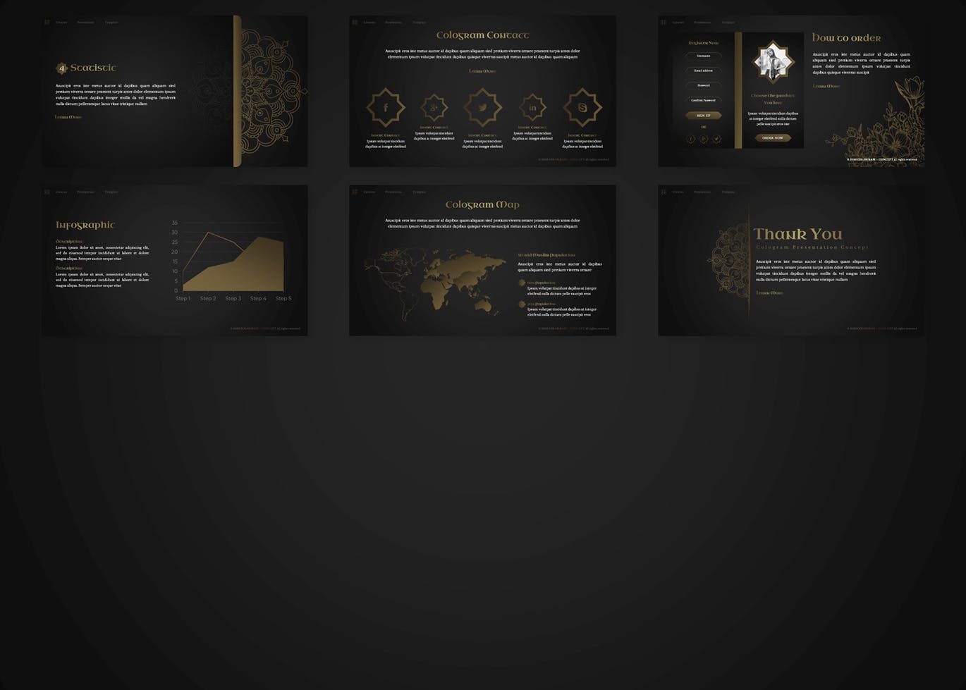 Cologram - Islamic Powerpoint Template