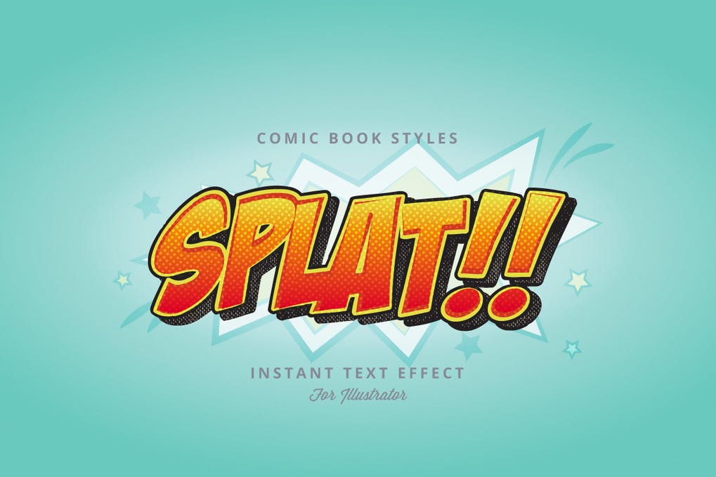 Comic Book Styles for Illustrator V3