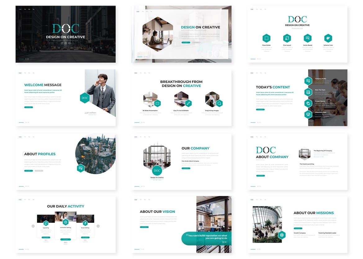 DOC - Business Google Slides Template