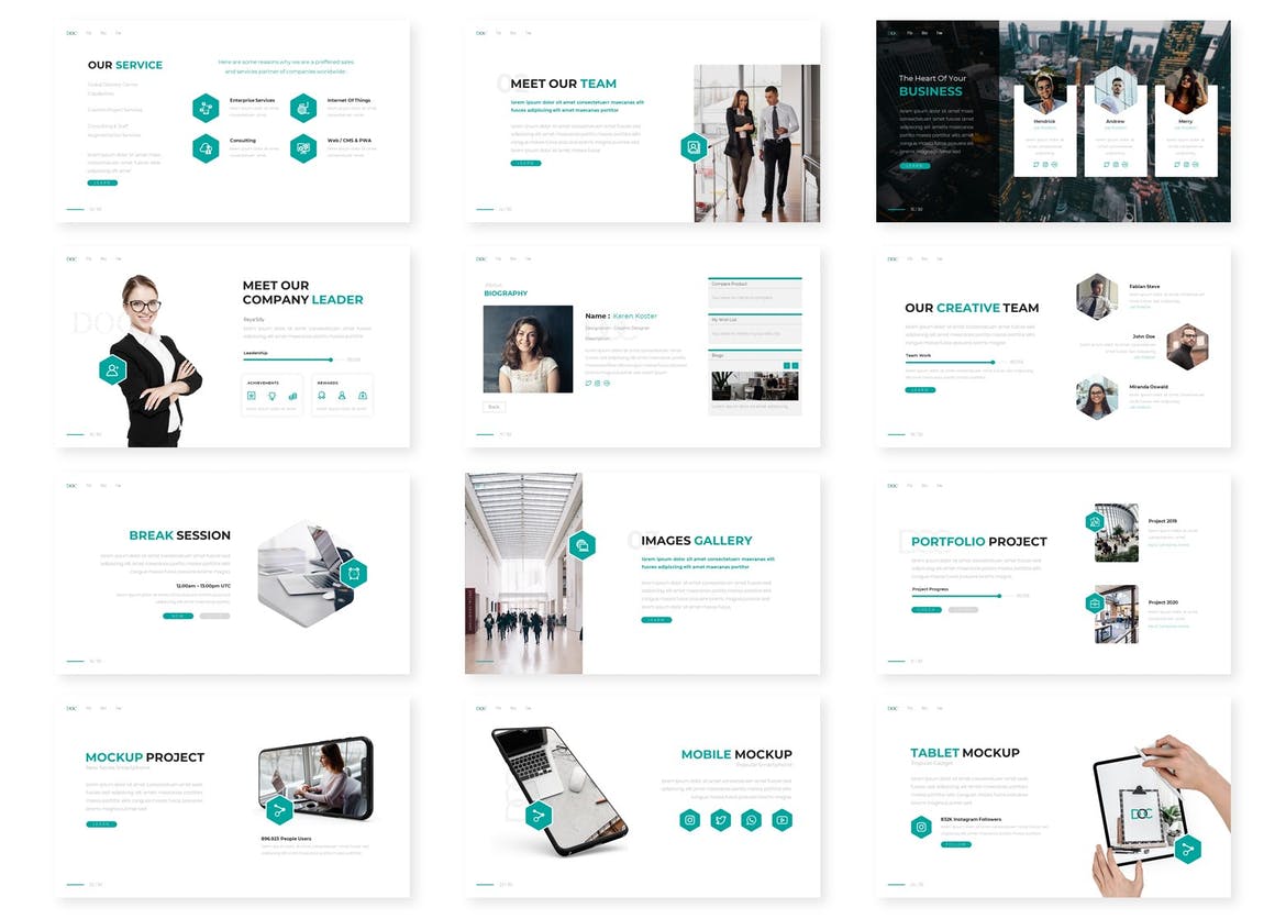 DOC - Business Google Slides Template