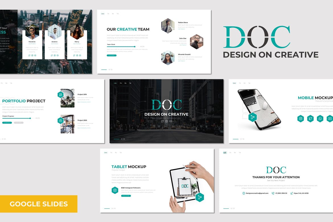 DOC - Business Google Slides Template