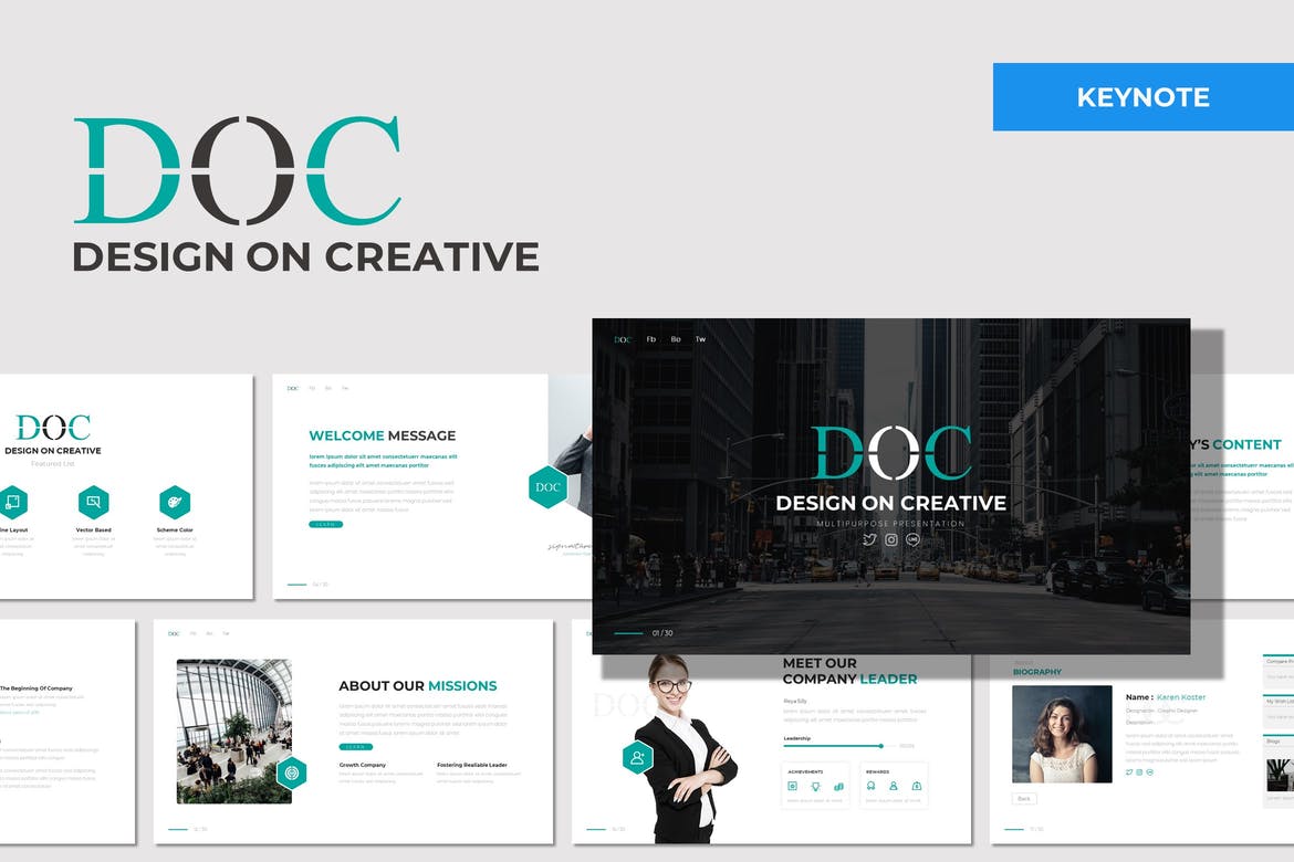 DOC - Business Keynote Template