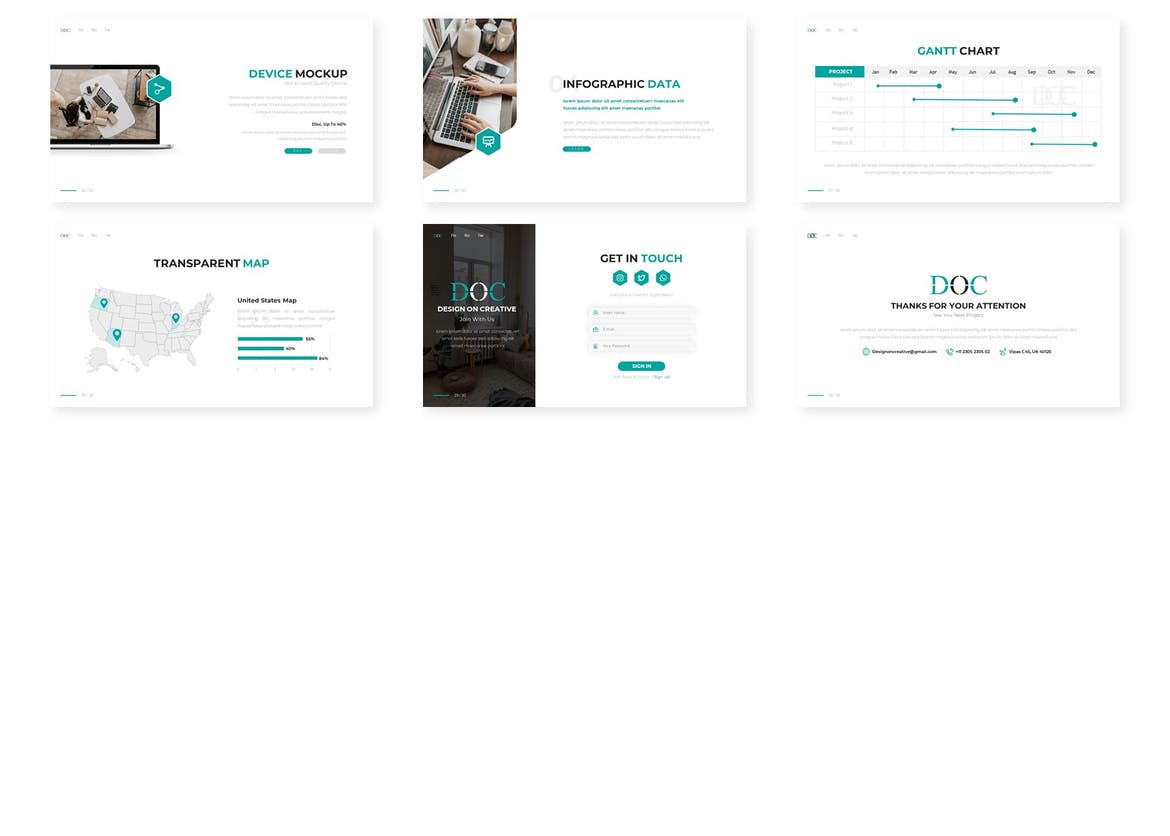DOC - Business Powerpoint Template