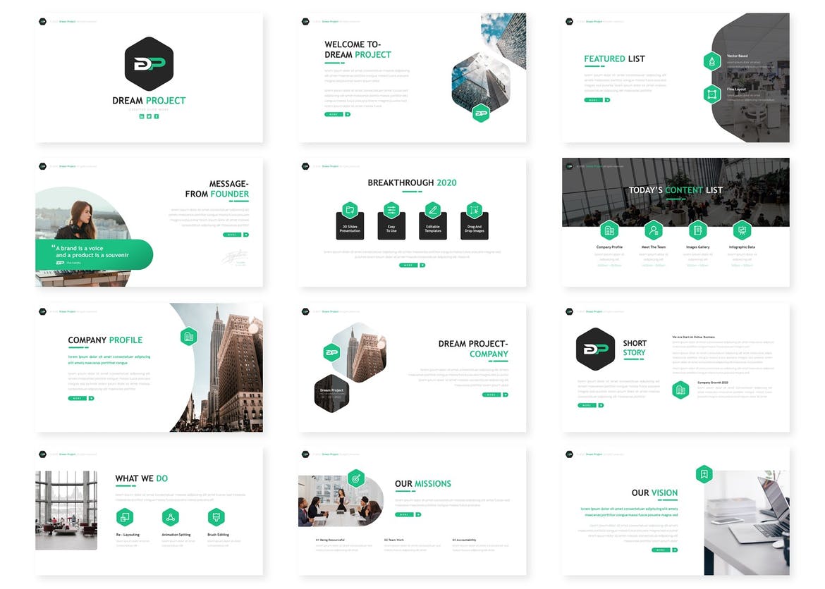 Dream Project - Business Google Slides Template
