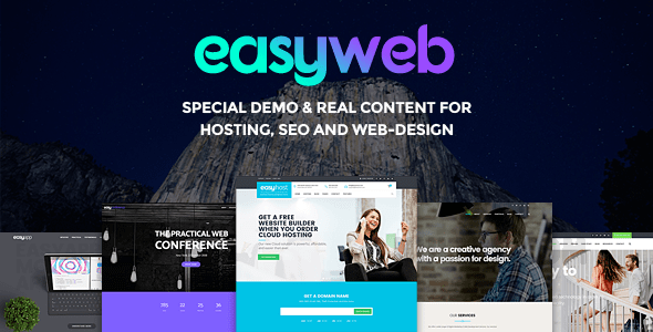 EasyWeb v2.4.3 - universal theme for WordPrees (SEO, web design, hosting)