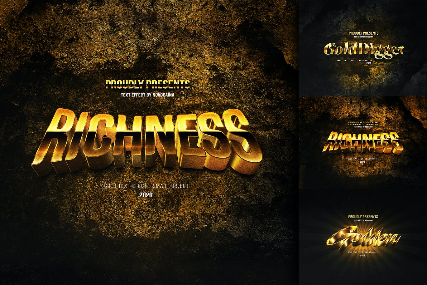 Elegant Gold Text Effects